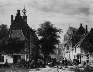 Town view (Black and white)